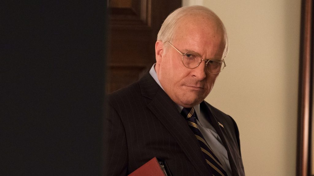 Christian Bale as Vice President Dick Cheney in Vice