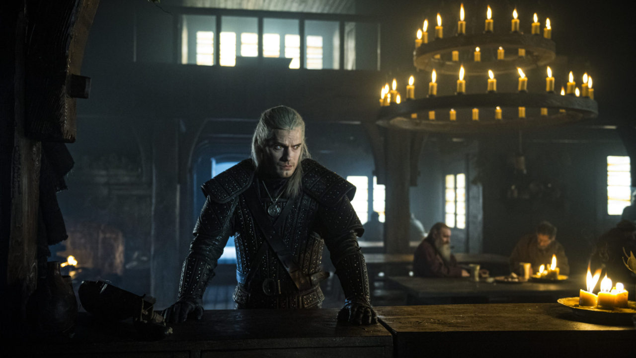 Henry Cavill plays Geralt of Rivia in The Witcher.