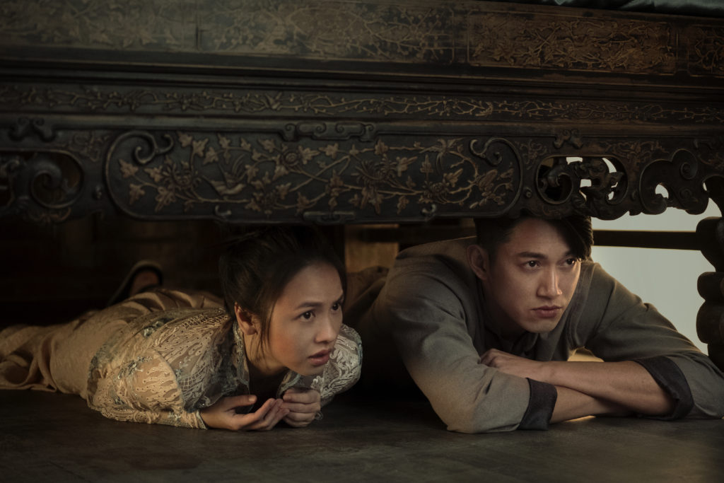 Huang Peijia and Wu Kang Jen in Netflix's The Ghost Bride.
