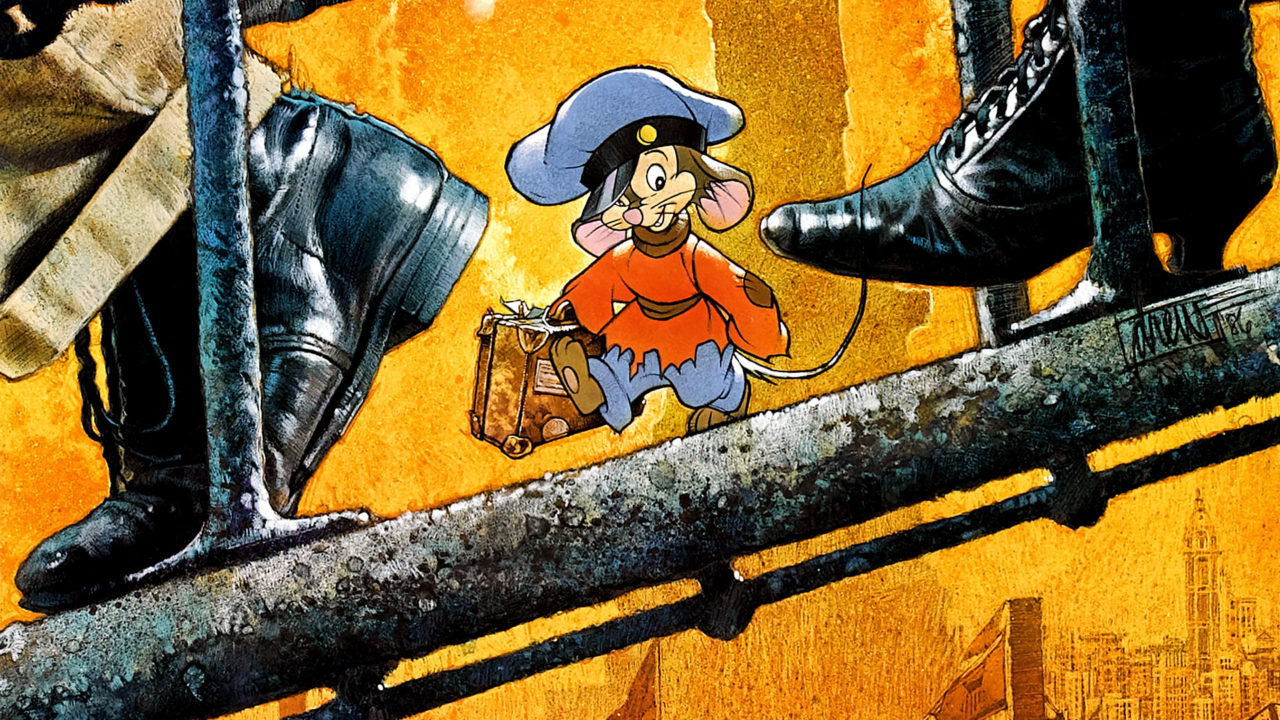 A snippet from the poster of An American Tail