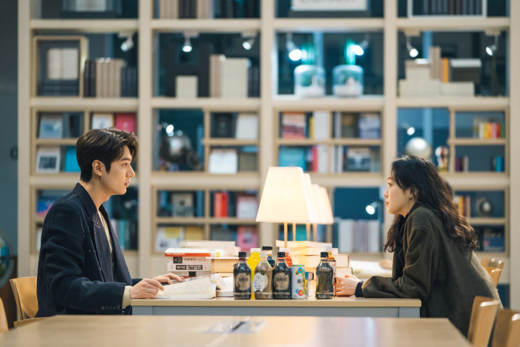 Lee Min-ho and Kim Go-eun in Netflix's The King: Eternal Monarch.