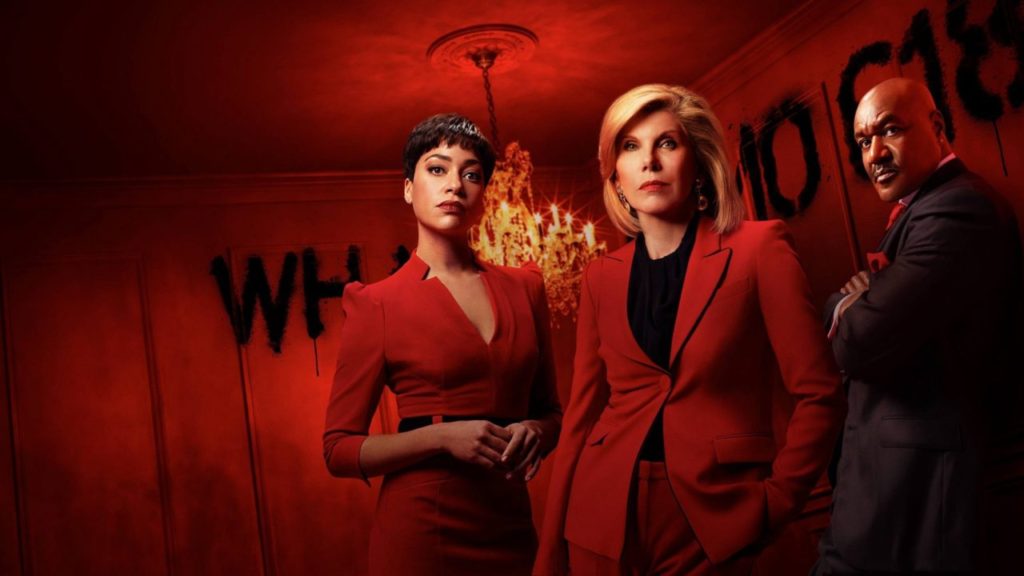 Christine Baranski, Cush Jumbo, and Delroy Lindo star in The Good Fight.