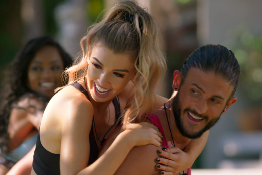 Piggy back rides are kosher in Netflix's Too Hot To Handle.