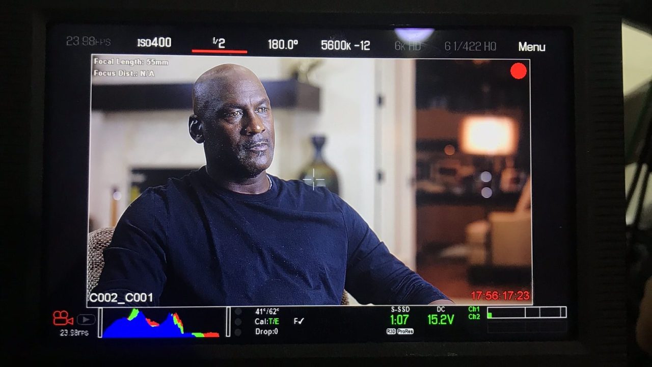 Some behind the scenes footage with Michael Jordan in The Last Dance.