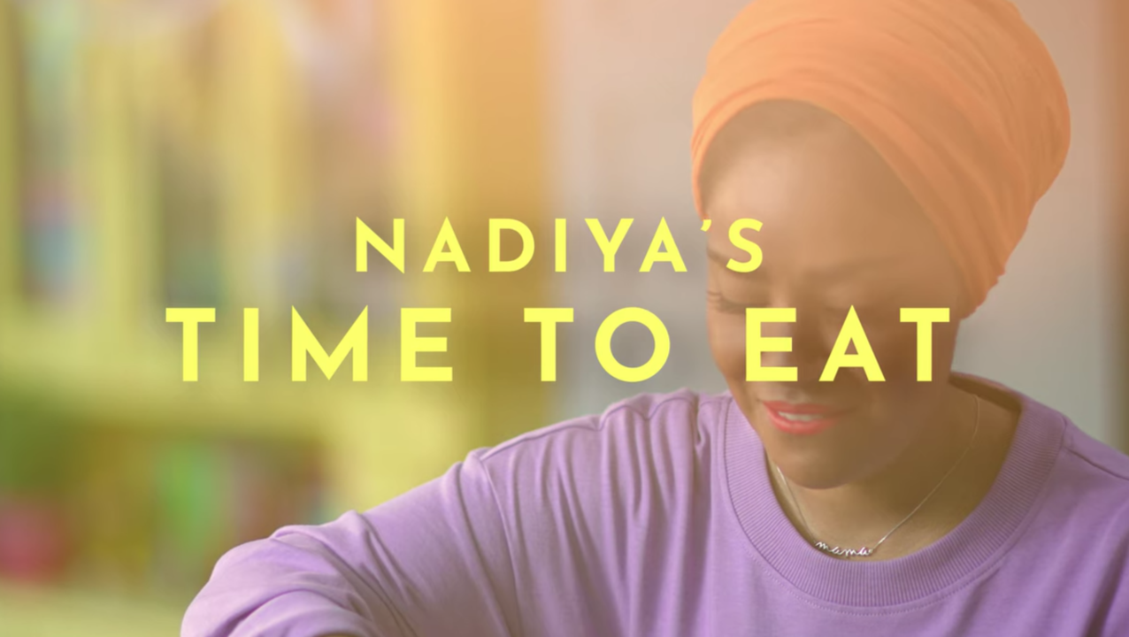 The title card from Nadiya's Time to Eat.