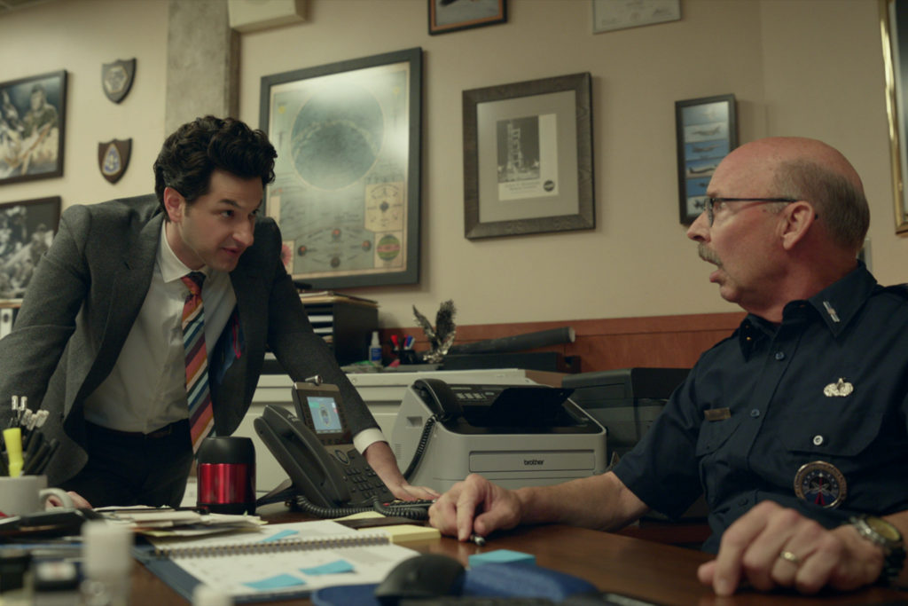 Ben Schwartz and Don Lake star in Netflix's Space Force.