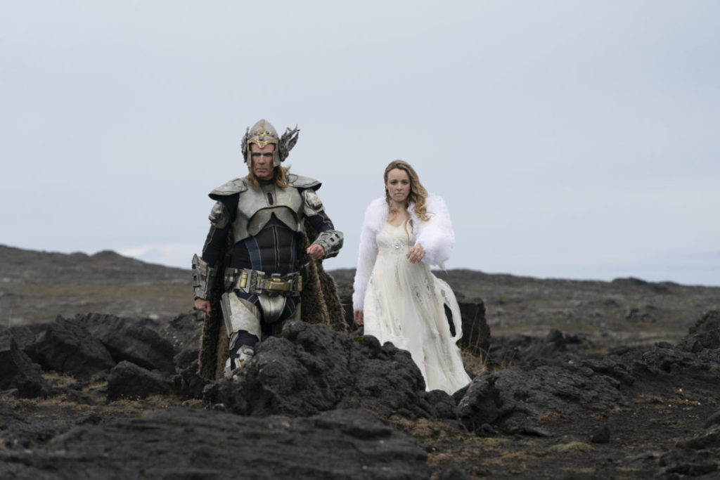 Will Ferrell and Rachel McAdams as viking singers in Netflix's Eurovision Song Contest: The Story of Fire Saga.