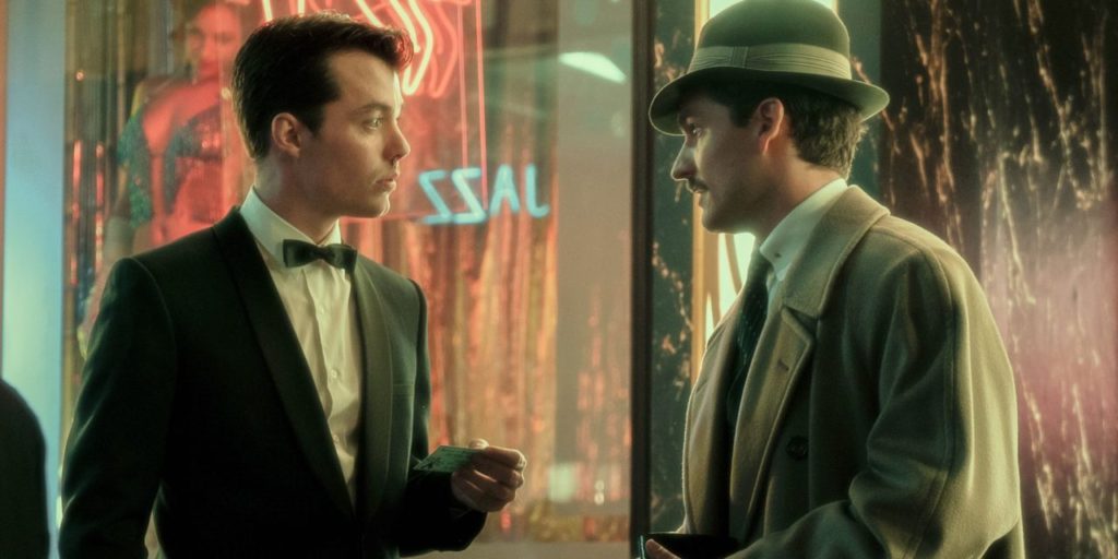 Jack Bannon and Ben Aldridge in DC's Pennyworth.