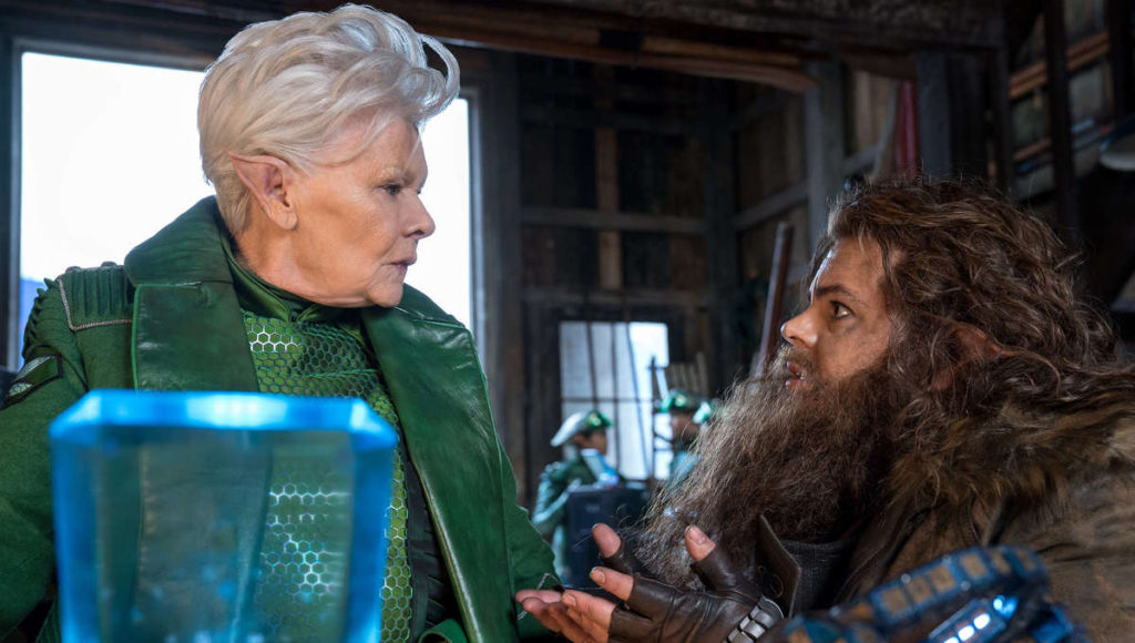 Judy Dench is Commander Root and Josh Gad is Mulch Diggums in Disney’s Artemis Fowl.