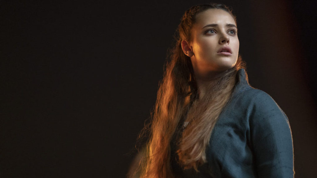 Katherine Langford is Nimue in Netflix's Cursed.