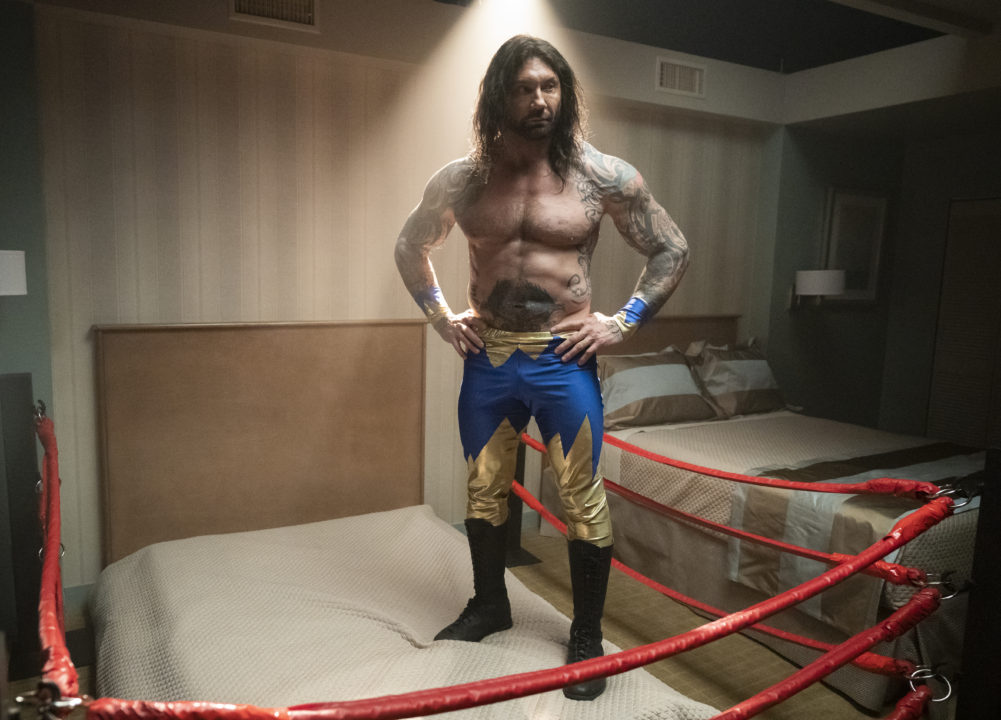 Dave Bautista plays a wrestler in therapy in the third episode of Room 104.