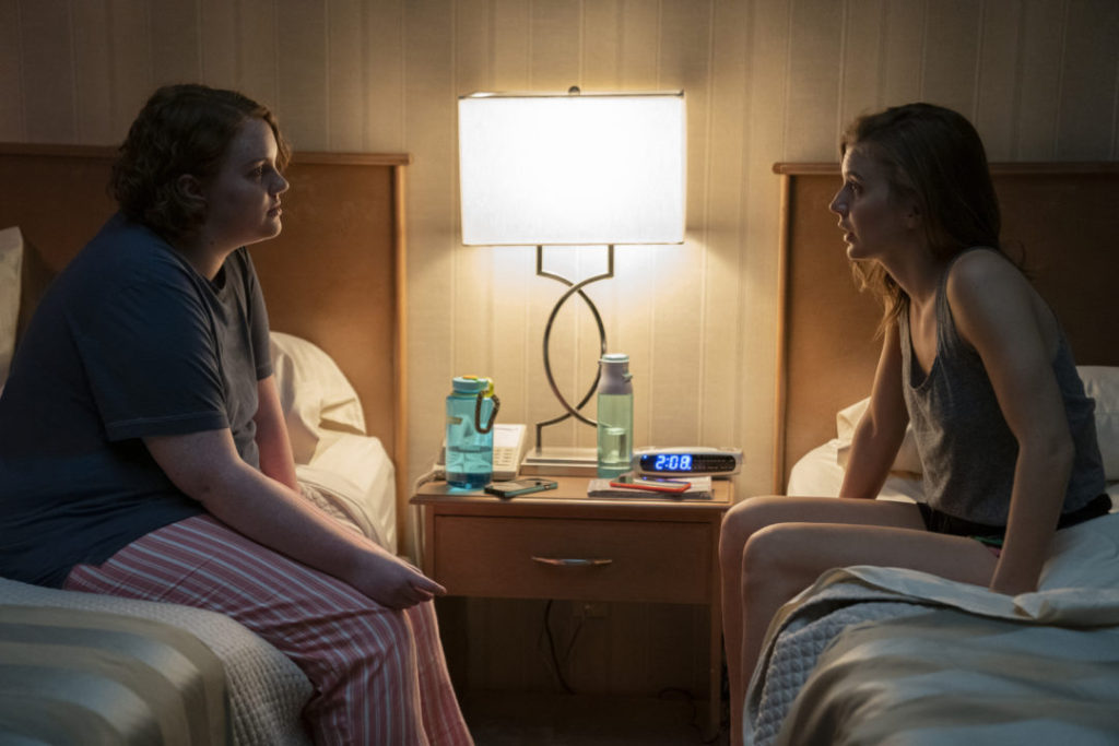 Shannon Purser and Kendra Carelli star in Room 104.