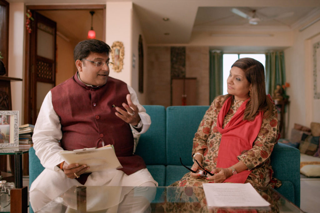  Pundit Sushil-Ji and Sima Taparia discuss astrology in episode 5 of Indian Matchmaking.