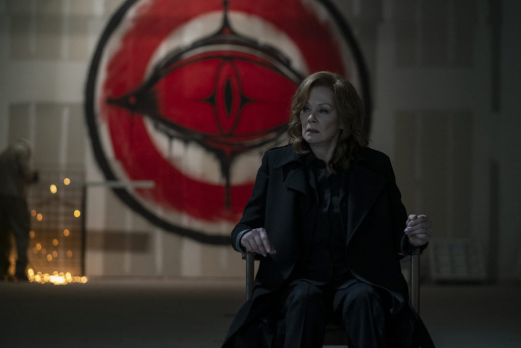 Jean Smart is Laurie Blake in HBO's Watchmen.