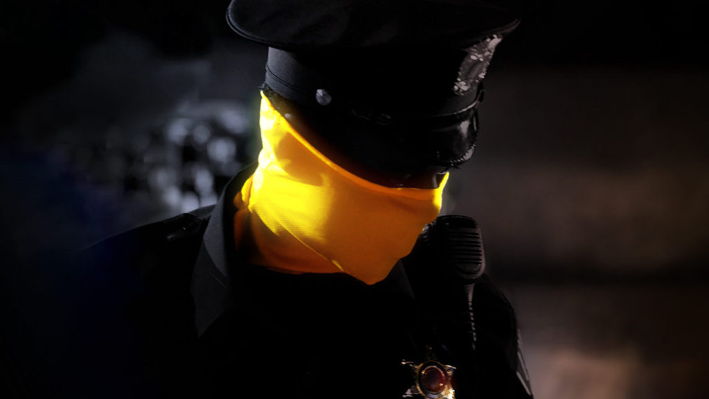 Policemen in masks? Familiar? Damon Lindelof's got your number.