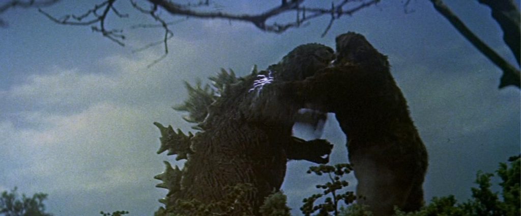 King Kong fight Godzilla in King Kong vs. Godzilla