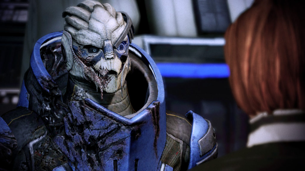 Garrus talking to Shepard