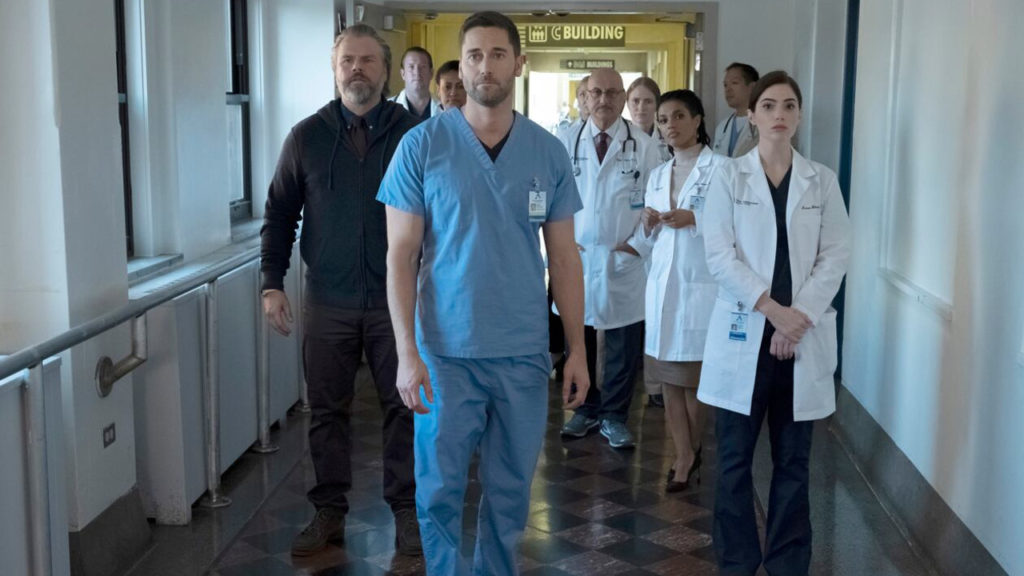 New Amsterdam, Tyler Labine, Ryan Eggold, Anupam Kher,  Freema Agyeman, Janet Montgomery