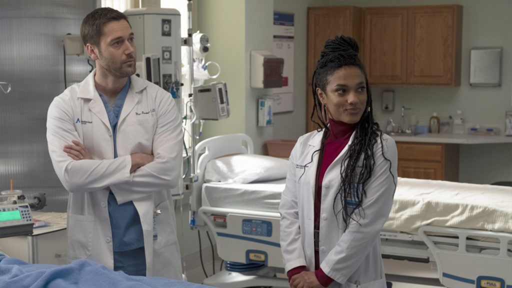 New Amsterdam Ryan Eggold & Freema Agyeman