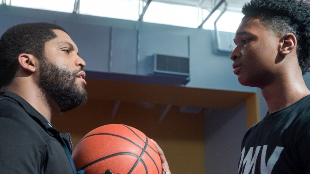 Isaiah Hill and O’Shea Jackson Jr. in Swagger.